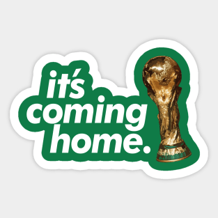 It's Coming Home - England Football World Cup 2018 Slogan Sticker